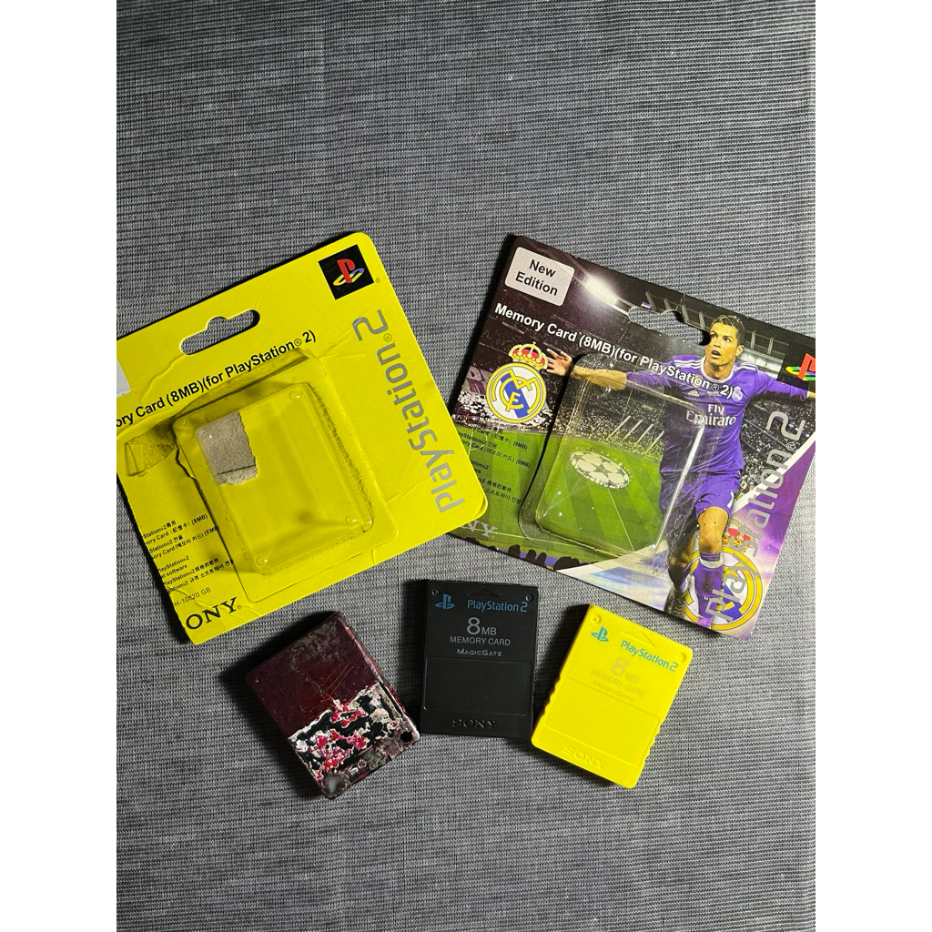 Memory Card Ps 2 Seken Game Tamat