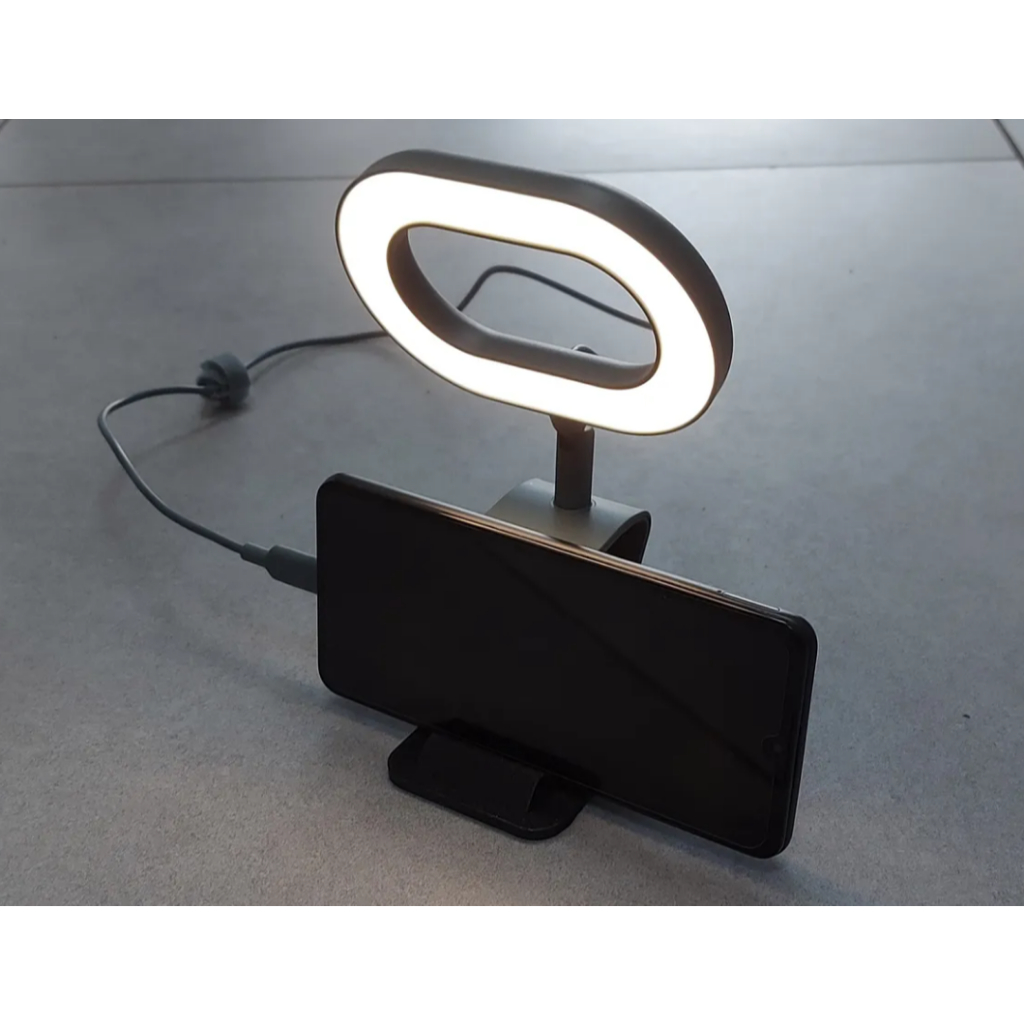 Lampu cincin led 4 warna lampu laptop video meeting STANKREGN LED ring lamp , dapat diredupkan/toska