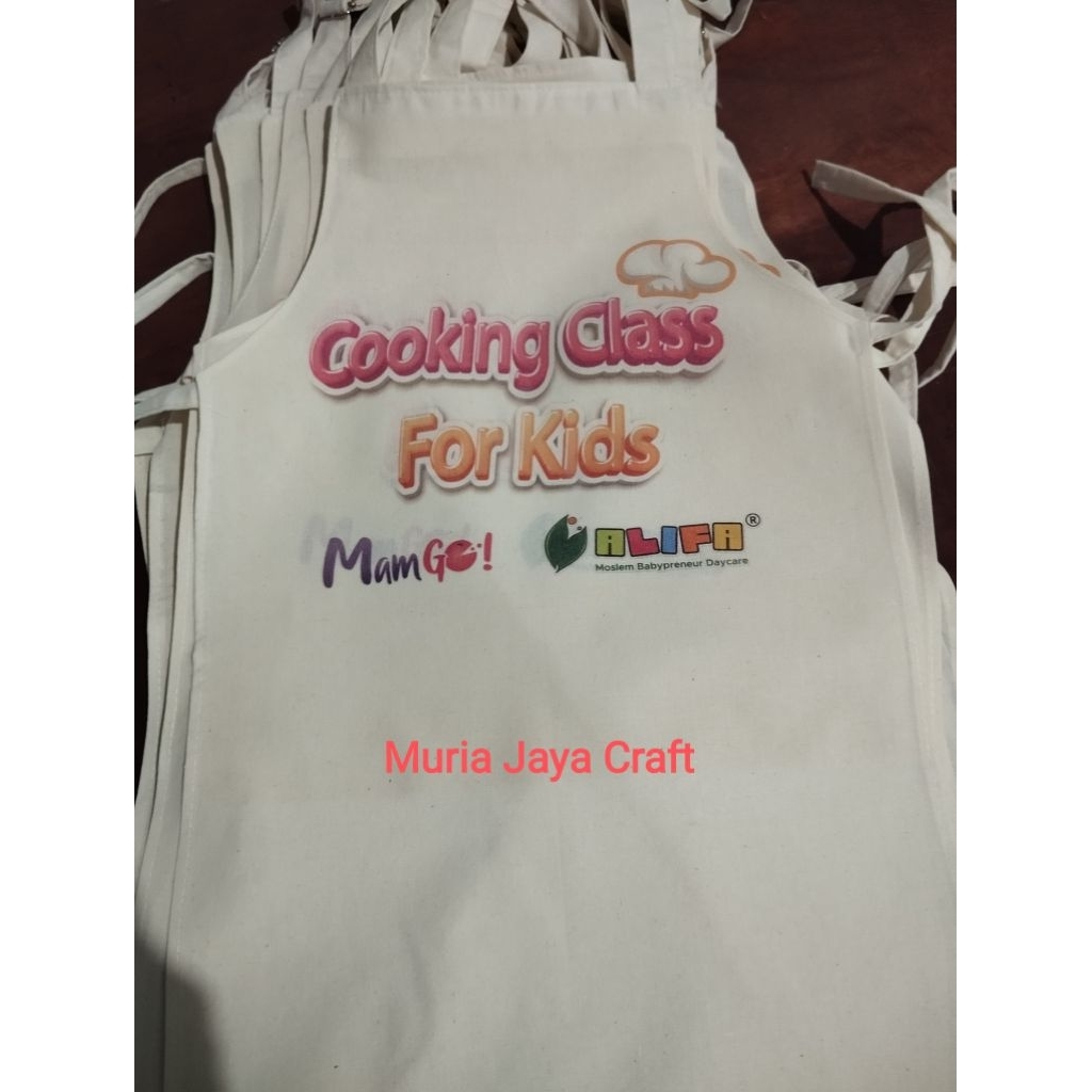 Apron dewasa sablon custom