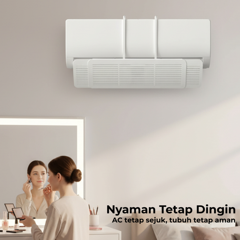 Talang AC Penutup AC Anti Angin – Cocok untuk Penutup AC Kamar Tidur Tetap Nyaman