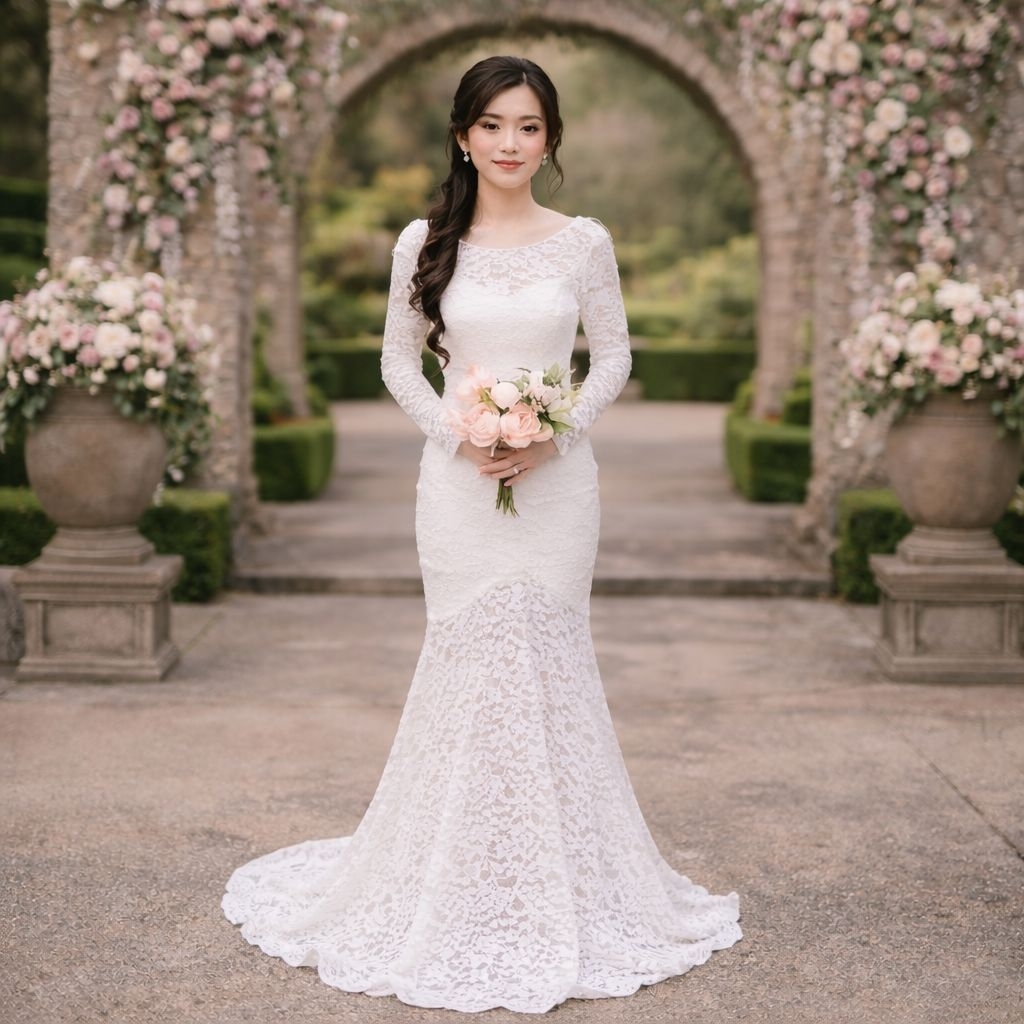 JIAO GOWN - Gaun Pesta Pengantin Bodycon Maxi Long Dress Big Size Jumbo Ukuran Besar Plus Size Press