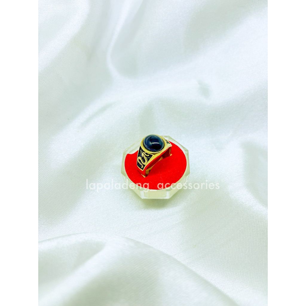 Cincin naga pria permata titanium fashion keren anti karat 0405