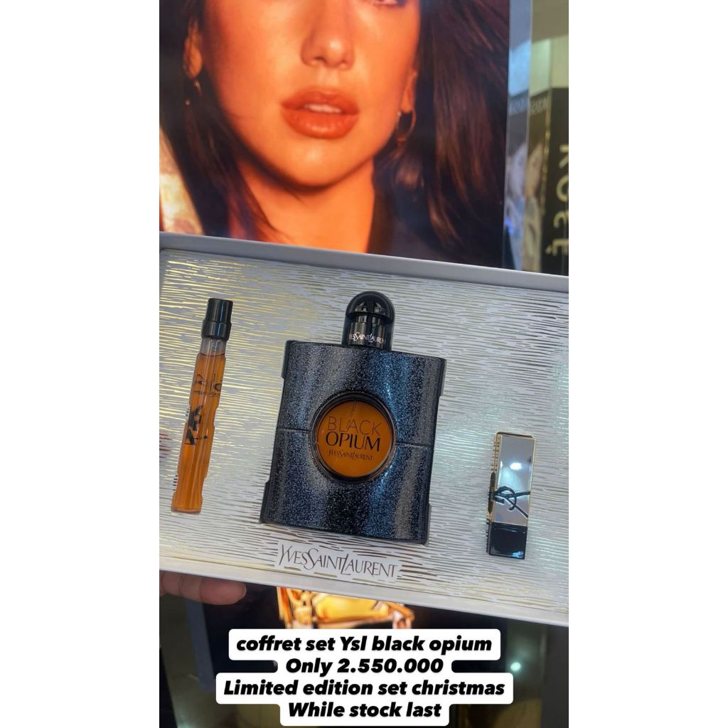 YSL Parfume BLACK OPIUM EDP Set 90ml + 10ml