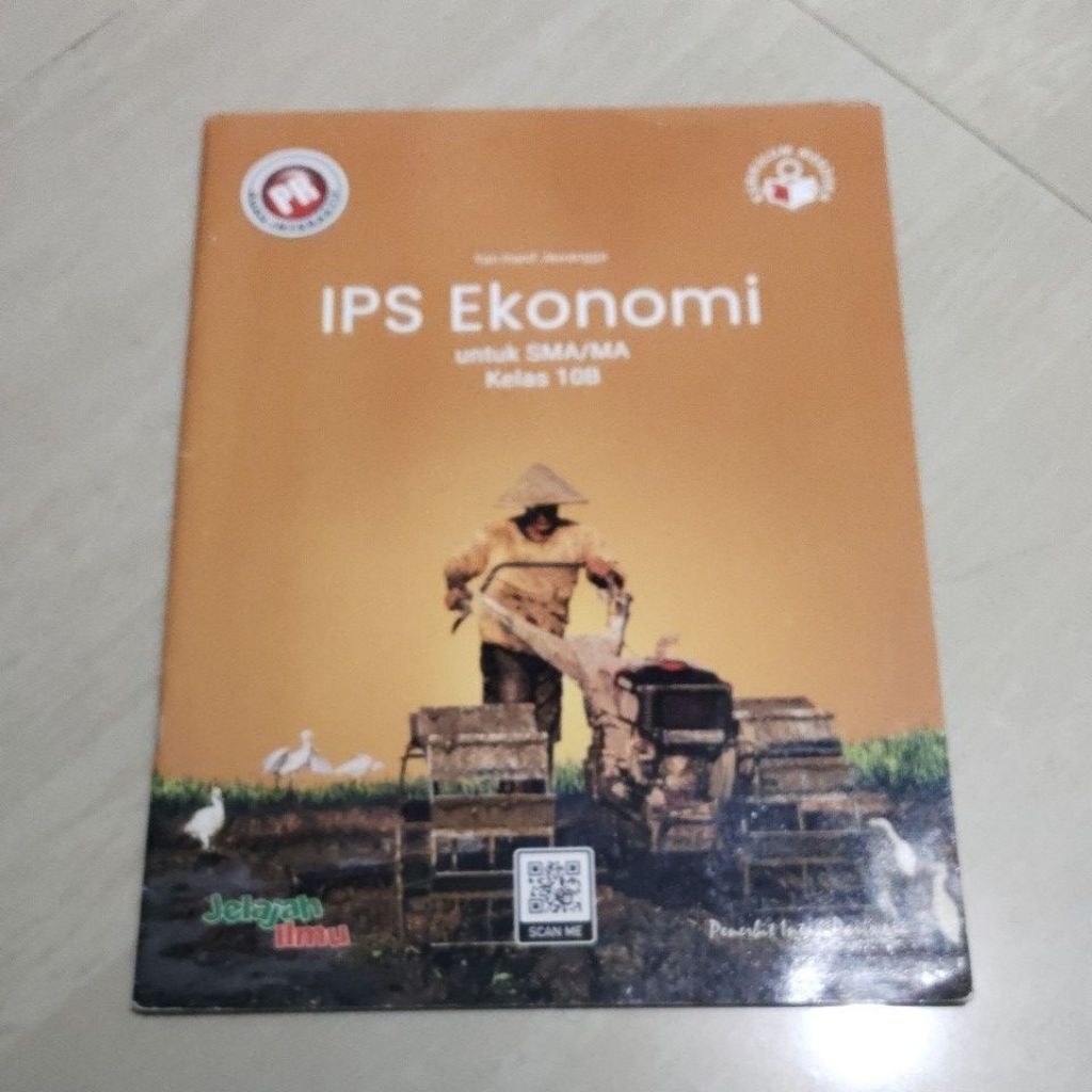 BUKU ORI BUKU PR INTERAKTIF IPS EKONOMI SMA KELAS XB/1B/10B PENERBIT INTAN PARIWARA KURIKULUM MERDEK