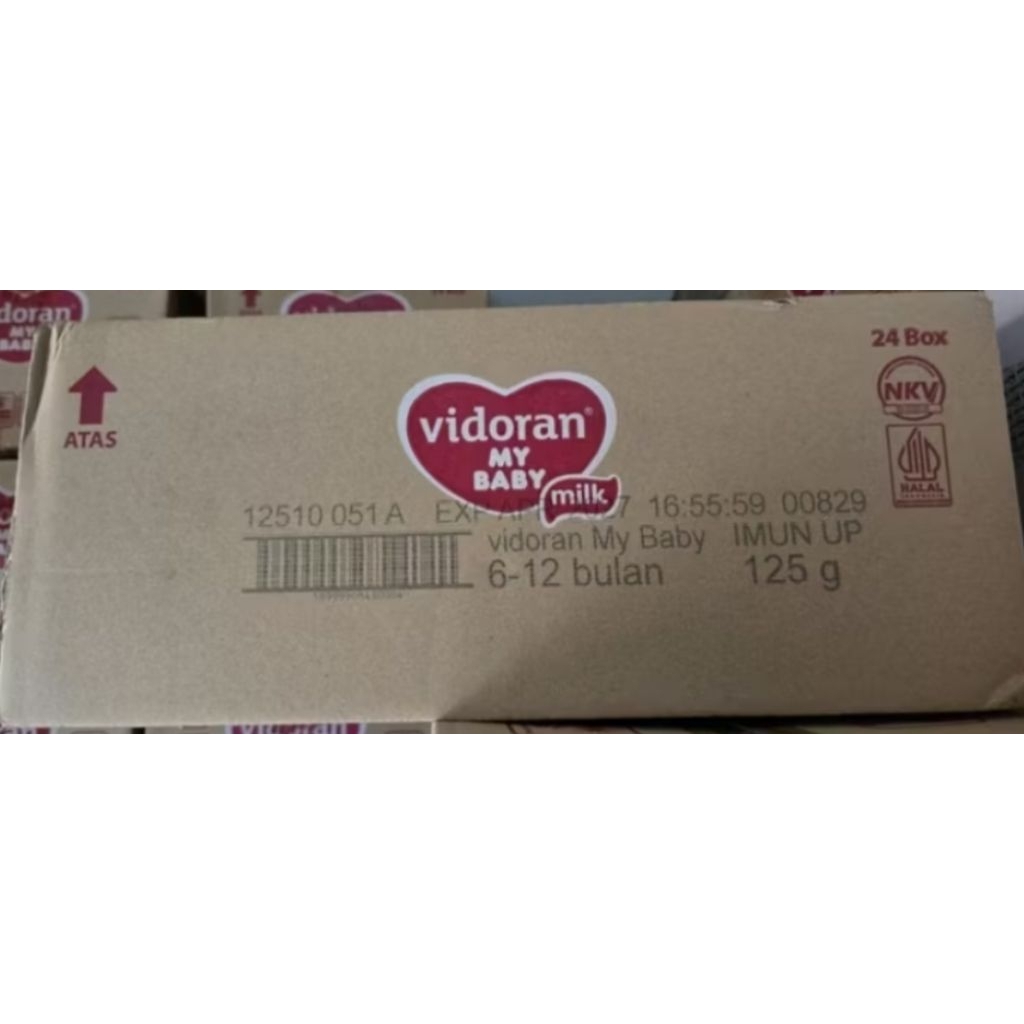 vidoran 6 - 12 125gr 1 karton isi 24pc