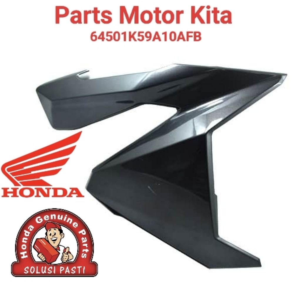 Cover Right Front Hitam Metallic Vario 125 Esp & Vario 150 Esp - 64501K59A10AFB