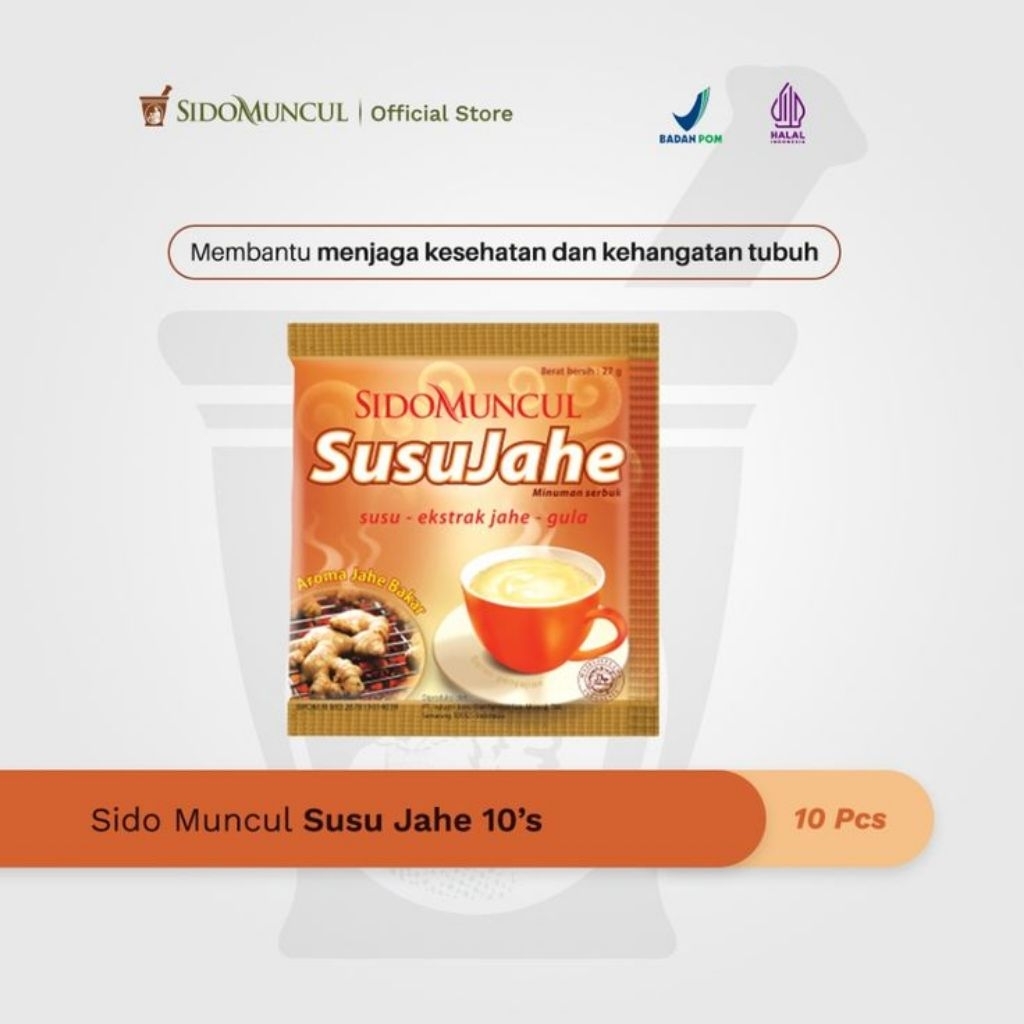 SUSU JAHE SIDOMUNCUL 1 RENCENG 10PCS