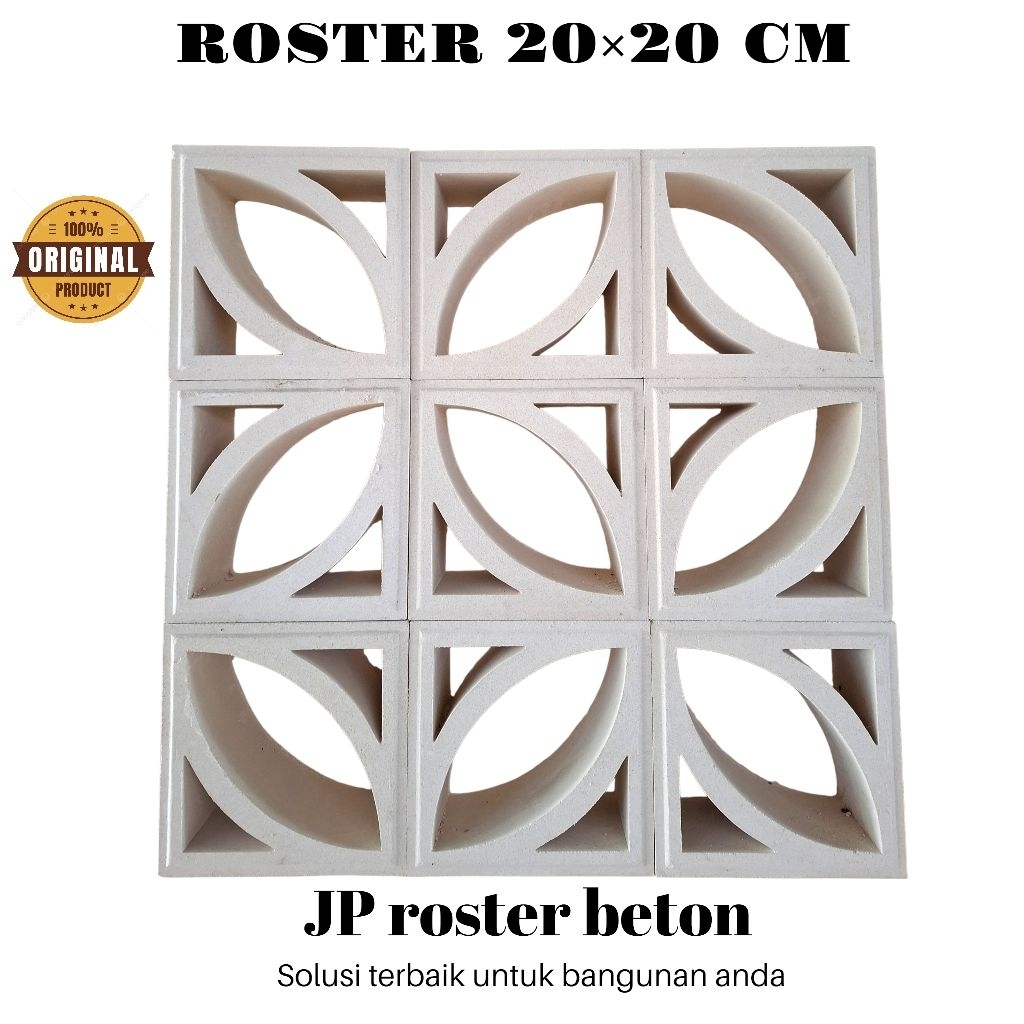 Loster lubang angin | roster pagar beton