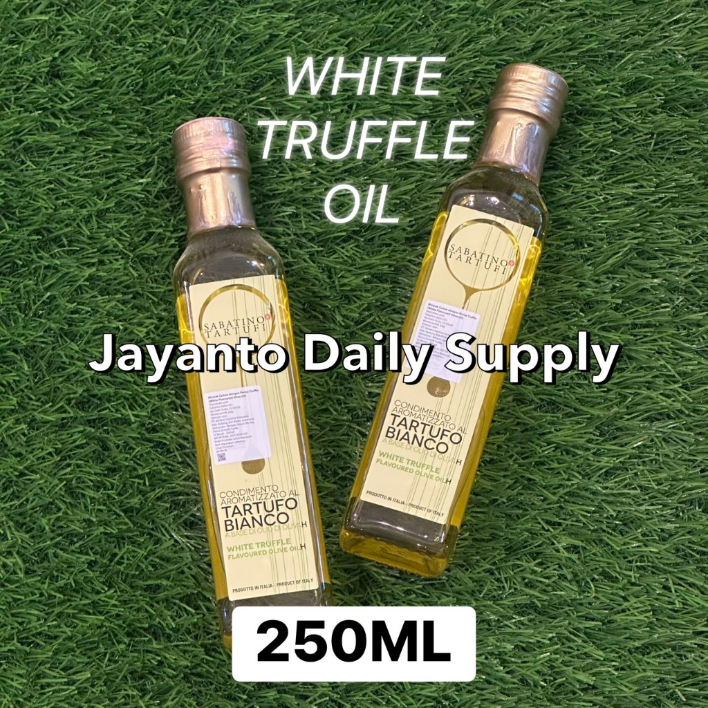 SABATINO TARTUFI WHITE TRUFFLE OIL 250ML / PREMIUM TARTUFO BIANCO / IMPORT ITALY - 100% HALAL