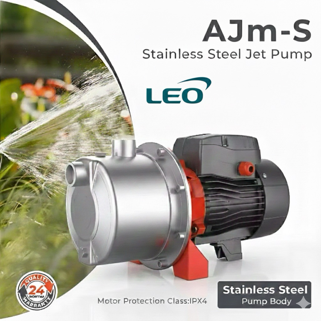 POMPA BOOSTER PENDORONG STAINLESS LEO AJM 30S