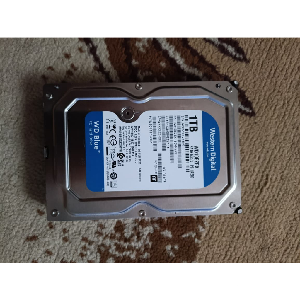 Hardisk Internal 1000GB WD Blue & 2000GB SeaGate ( BEKAS COPOTAN AIO )