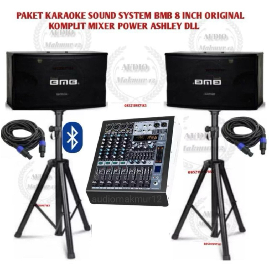PAKET SOUND SYSTEM BMB CS350 KOMPLIT MIXER POWER M6000 ORIGINAL