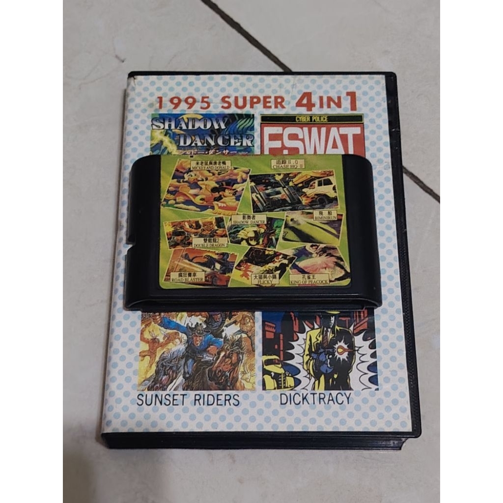 kaset Sega 4 in 1