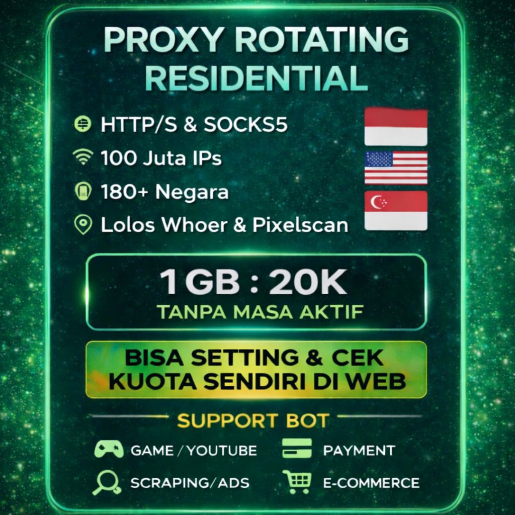 Proxy Rotating Residential Premium IP No Limit