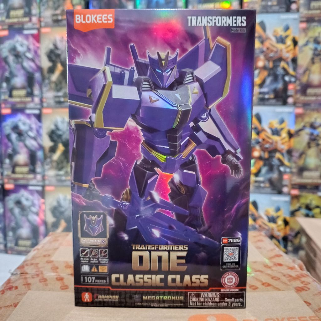 Blokees Figures Megatronus Transformers One Classic Class 20 Series 71186 Blokees Transformer One CC