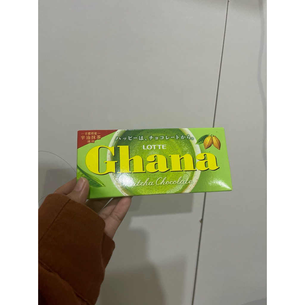 Lotte-Ghana Matcha Chocolate 50gr