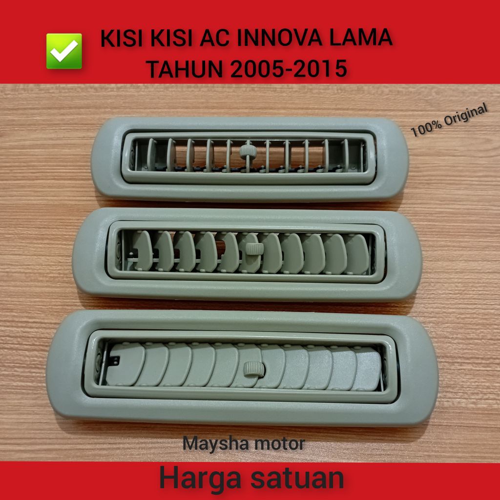 Kisi-kisi AC belakang INNOVA lama tahun 2005-2015 Original harga satuan.