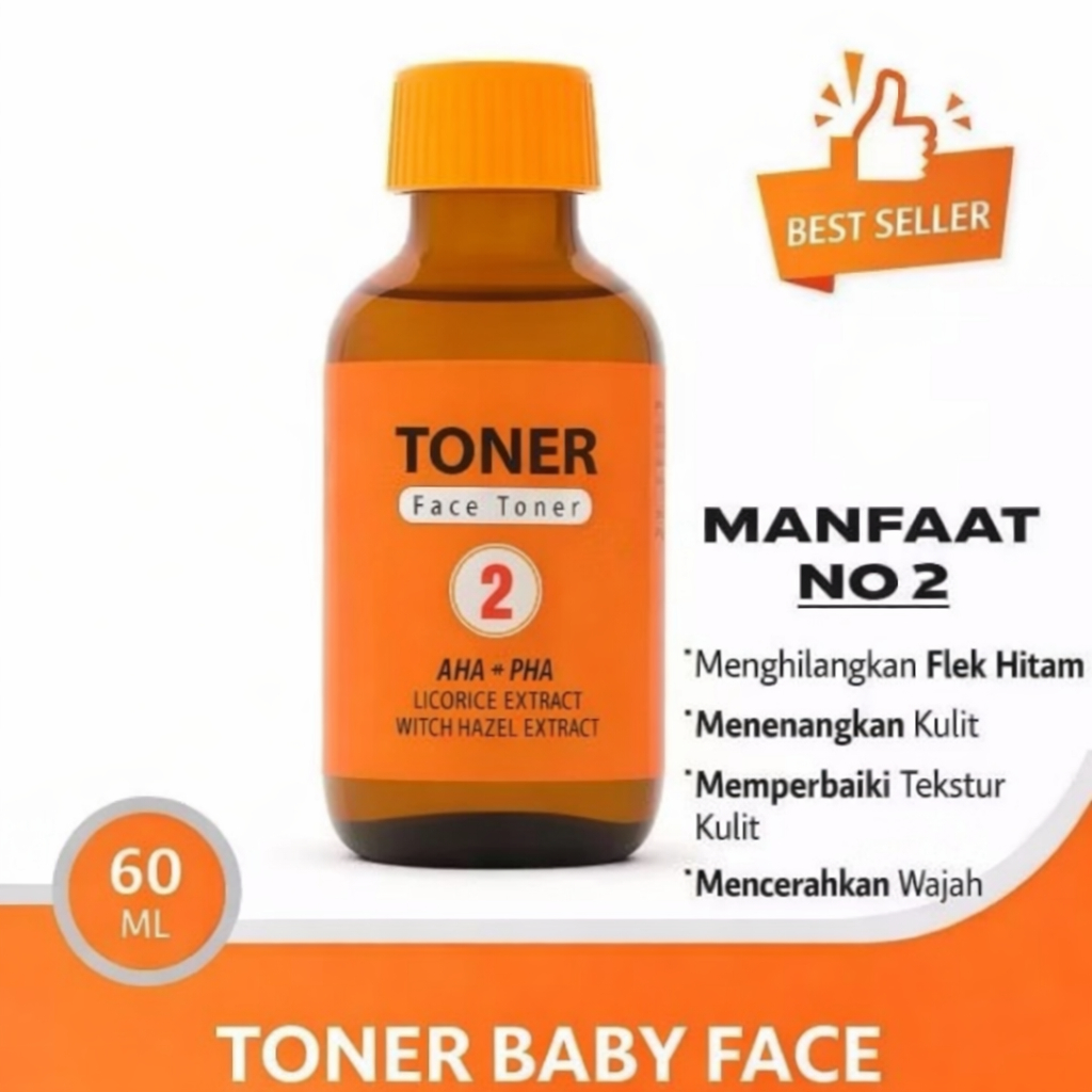PROMO - Toener no.2 RDL Untuk Mencerahkan dan Menghilangkan Flek Dan Jerawat - Skincare