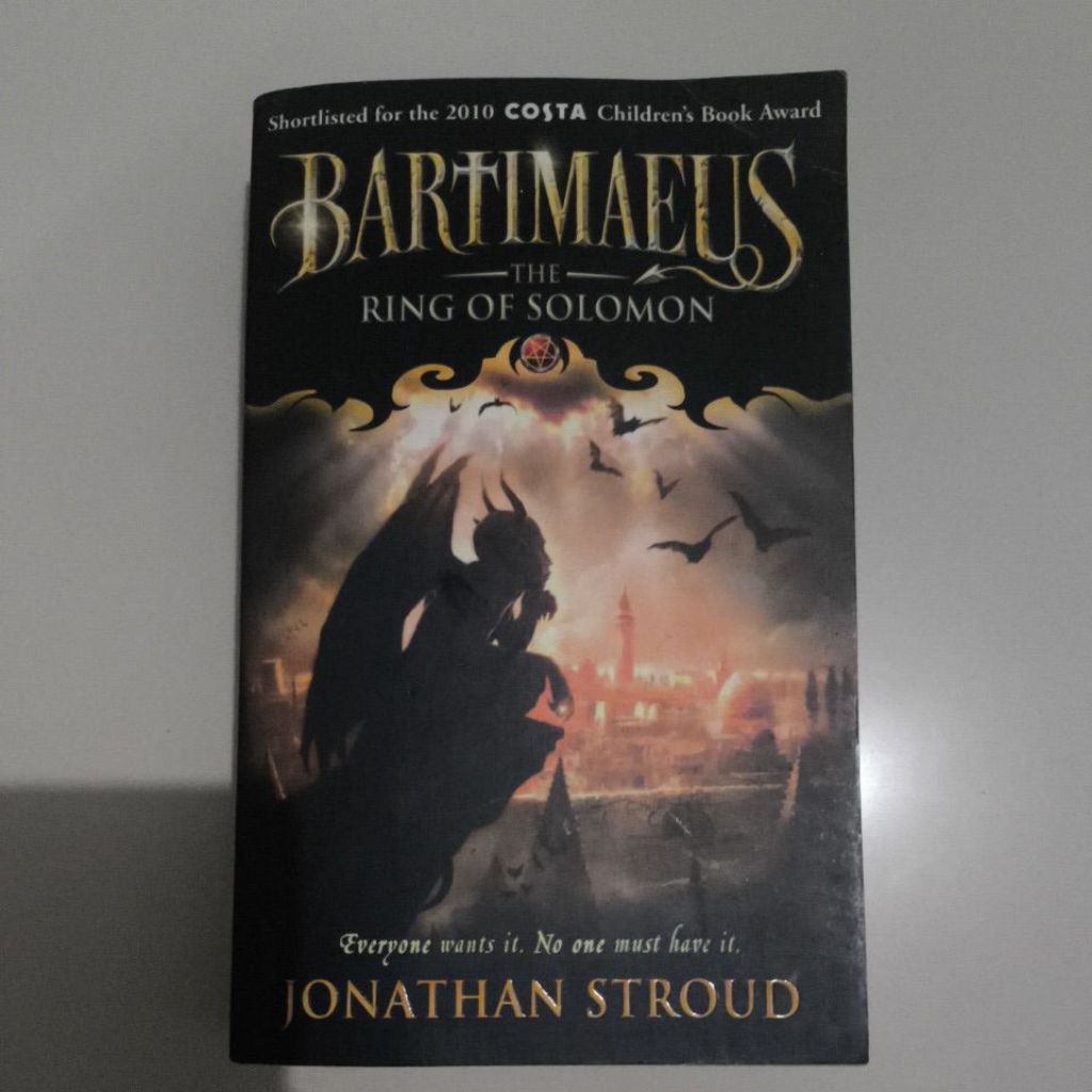 Preloved Book Novel Ring of Solomon Edisi Bahasa Inggris