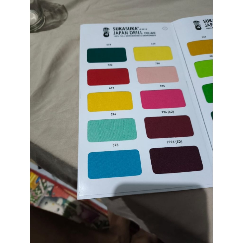 Kain Japan Drill Suka suka kode 575 16 meter