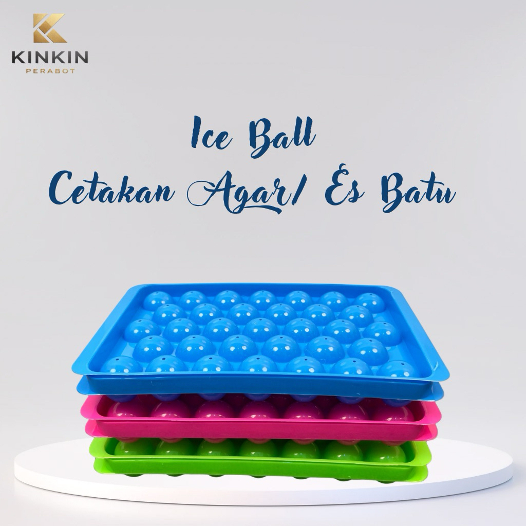 Cetakan Es Jelly Bulat isi 33 bulat Cetakan es batu