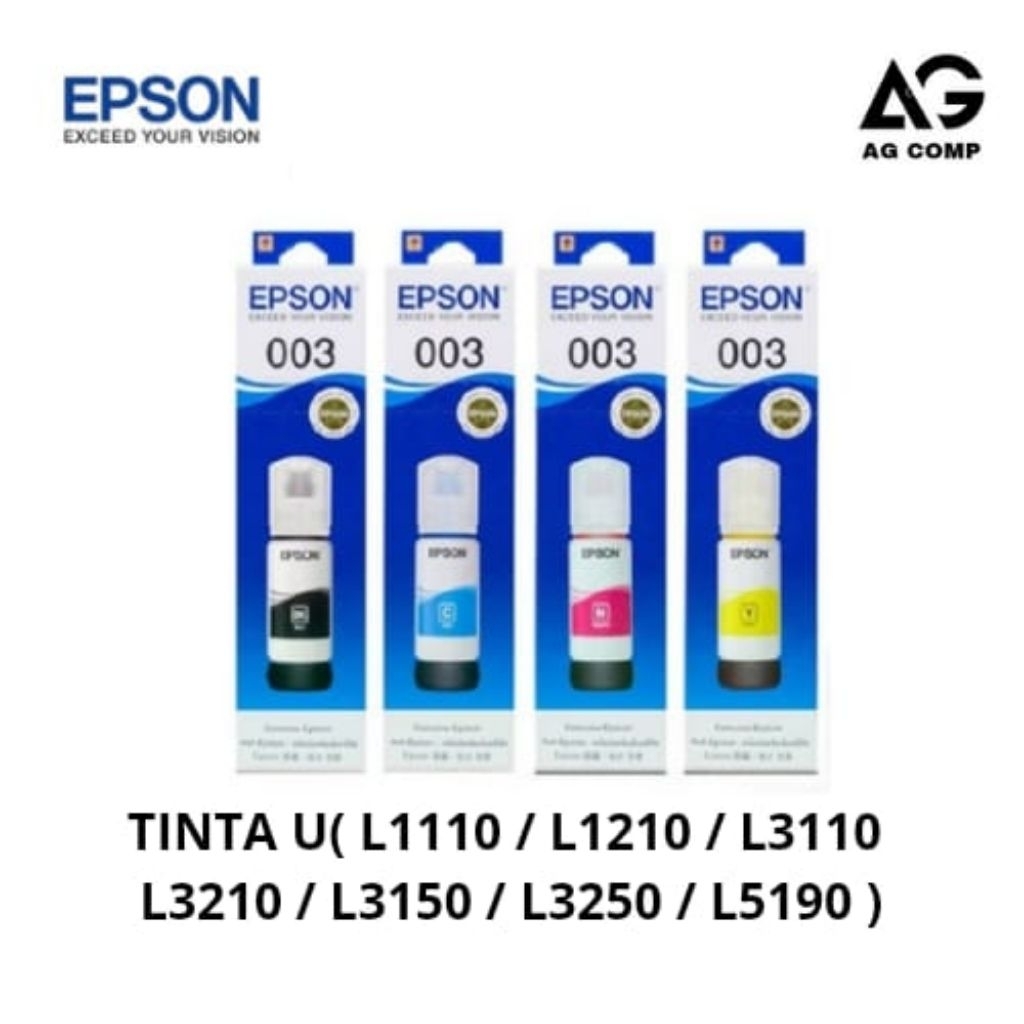 TINTA EPSON 003 UNTUK PRINTER L1110 L3110 L3116 L3150