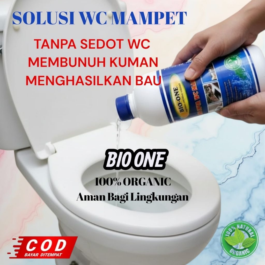BIO ONE MENGATASI WC MAMPET TANPA SEDOT WV