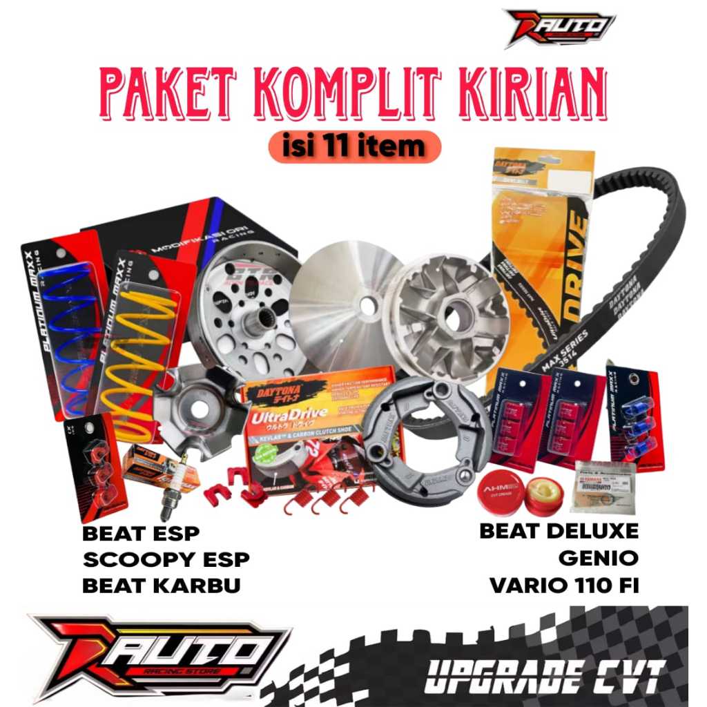 BEAT DELUXE FULL SET RACING PAKET KIRIAN FULL KOMPLIT BEAT FI ESP SCOOPY FI ESP GENIO RUMAH ROLLER K