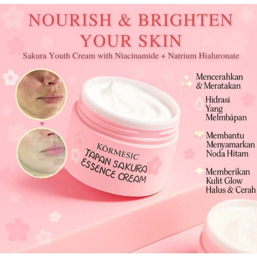Japan Sakura Essence Cream (BPOM) / sakura Youth Glow. ip