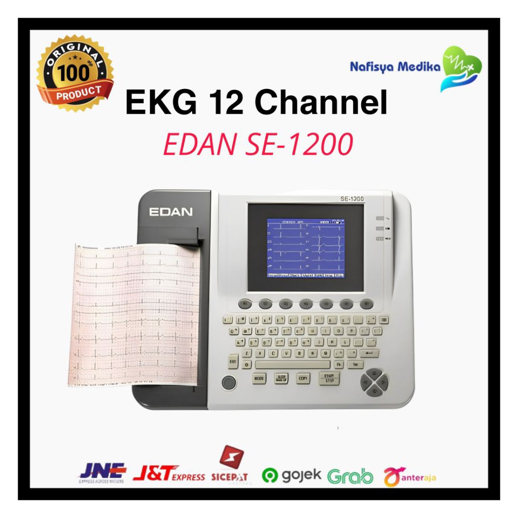 Mesin EKG 12 Channel EDAN SE-1200 Express - Alat Rekam Jantung ECG