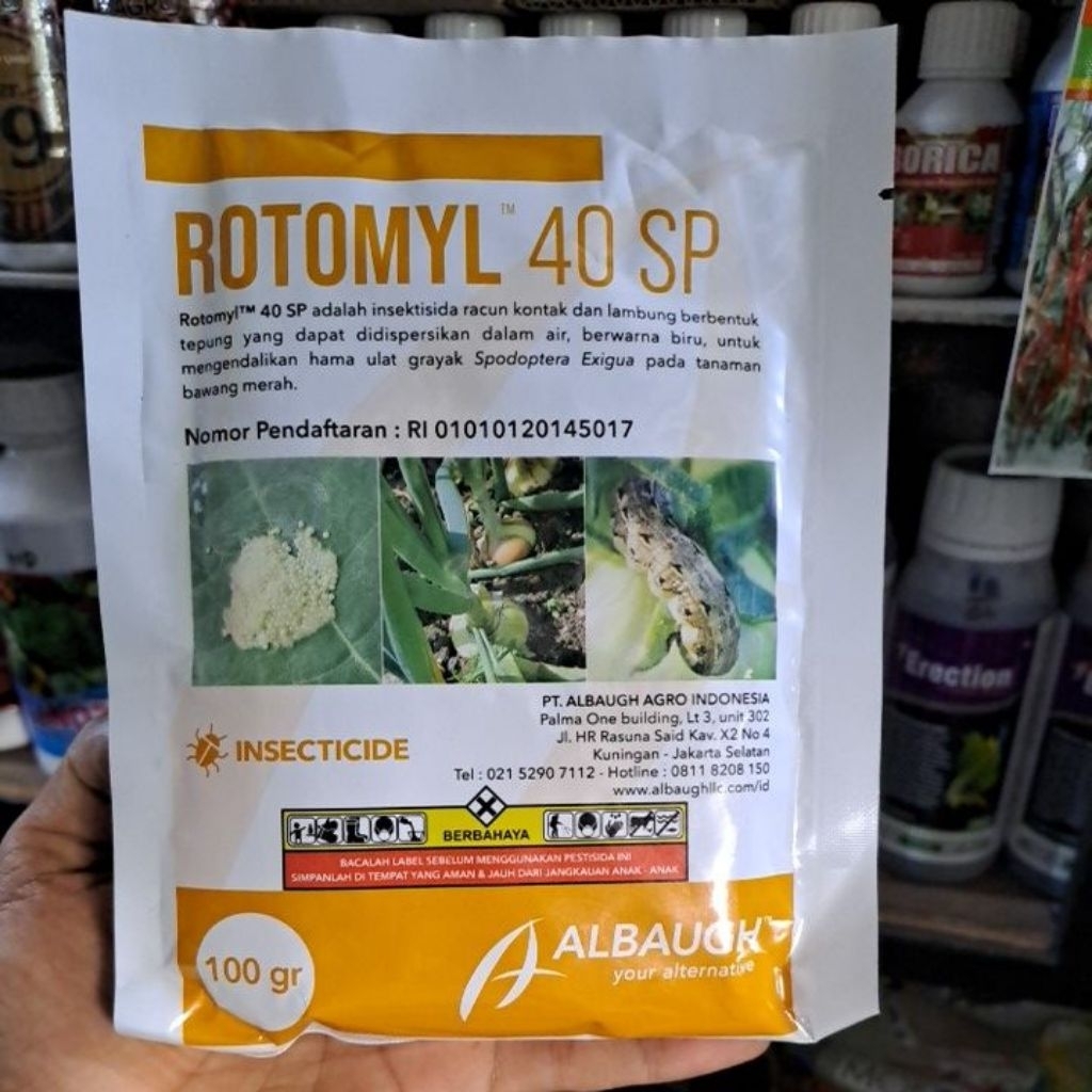 Insektisida Rotomyl 40 SP 100gr Metomyl Dangke Lannate