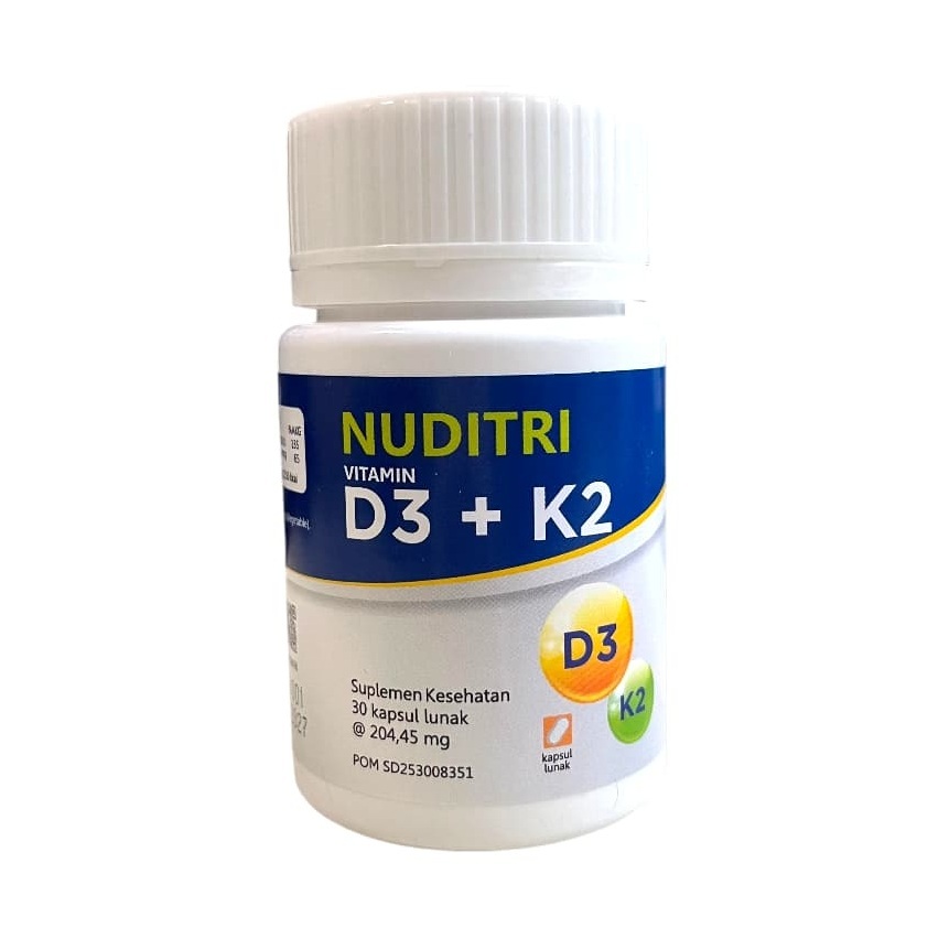 NUDITRI Vitamin D3 + K2 Suplemen Kesehatan