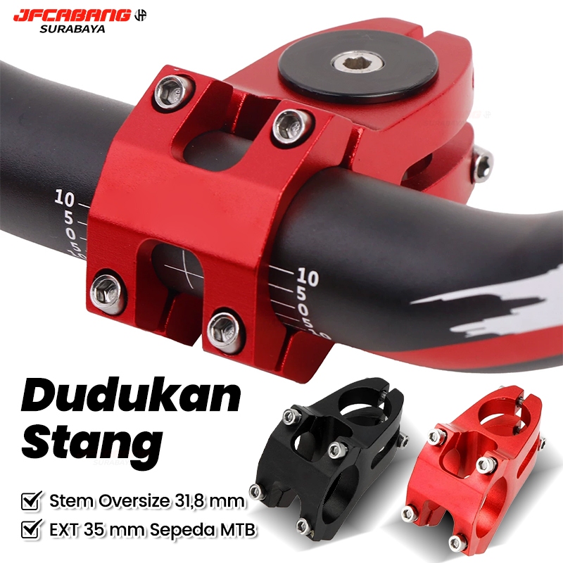 Stem Roadbike os 31.8mm fork 28.6  alloy  MTB Roadbike  Downhill  Sport Outdoor  Premium  2 Warna