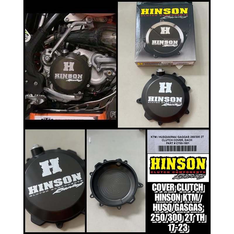 Hinson Clutch Cover KTM Husqvarna GasGas 250 300 2T 2017-2023 - Bak Kopling Hinson