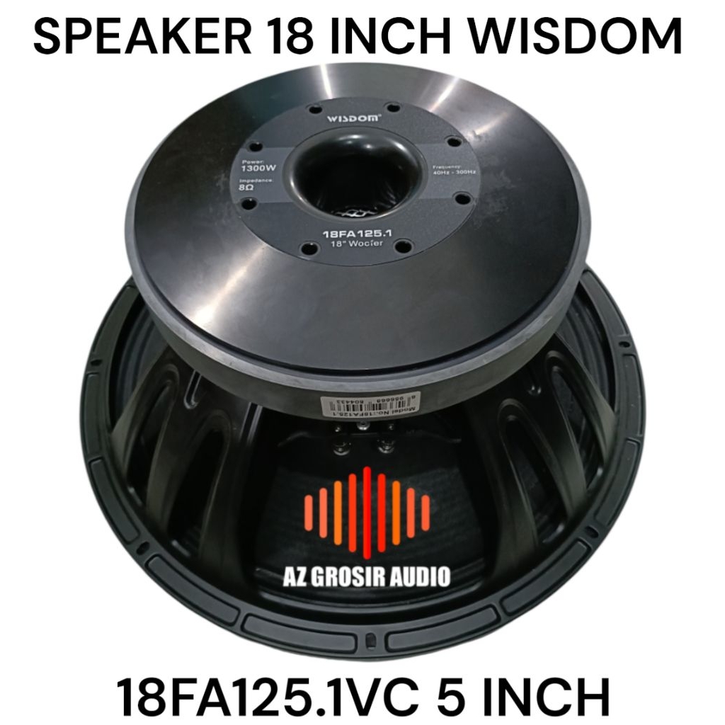 speaker 18 inch wisdom 18fa125.1 speaker wisdom 18fa1251