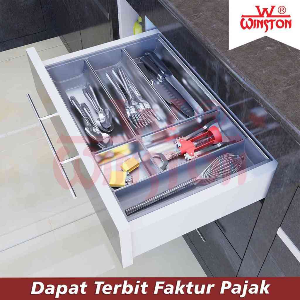 PROMO  Rak Sendok Stainless Winston WW.704-45 for Kitchen Set Laci Kabinet