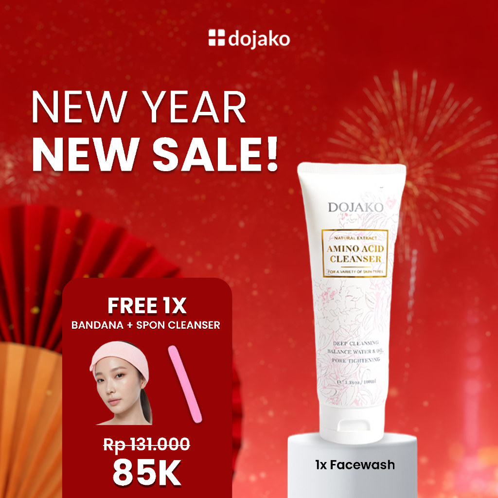 AMINO ACID CLEANSER FACIAL FOAM SABUN CUCI WAJAH DOJAKO SKINCARE