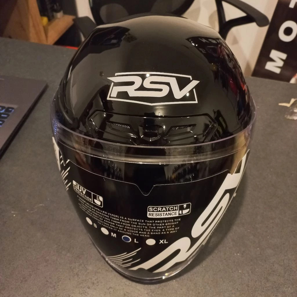 RSV HELMET NEW WINDTAIL CARBON GRAPHIC HELM RSV NEW WINDTAIL