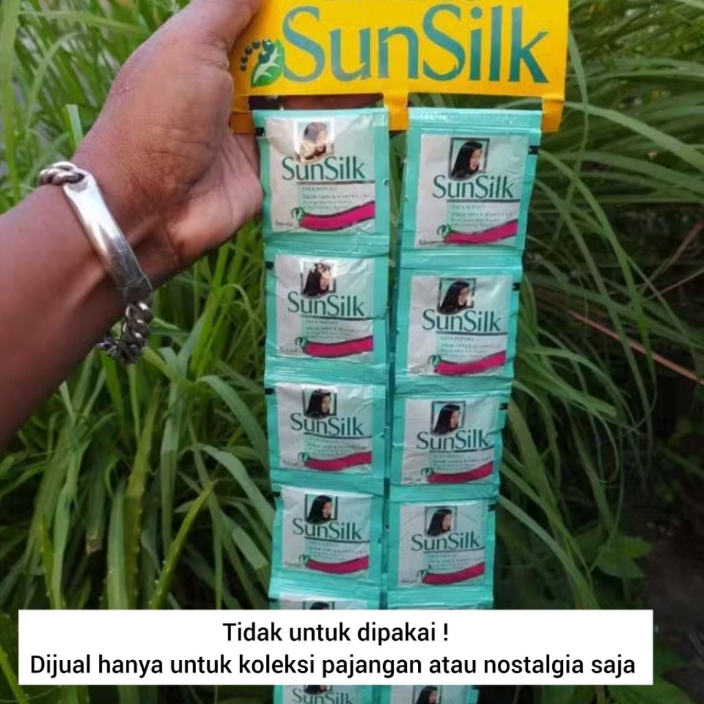 [ TIDAK UNTUK DIPAKAI ] KOLEKSI PRODUK JADUL SHAMPOO SUNSILK TAHUN 1998 ORIGINAL LAWAS ASLI HANYA UN