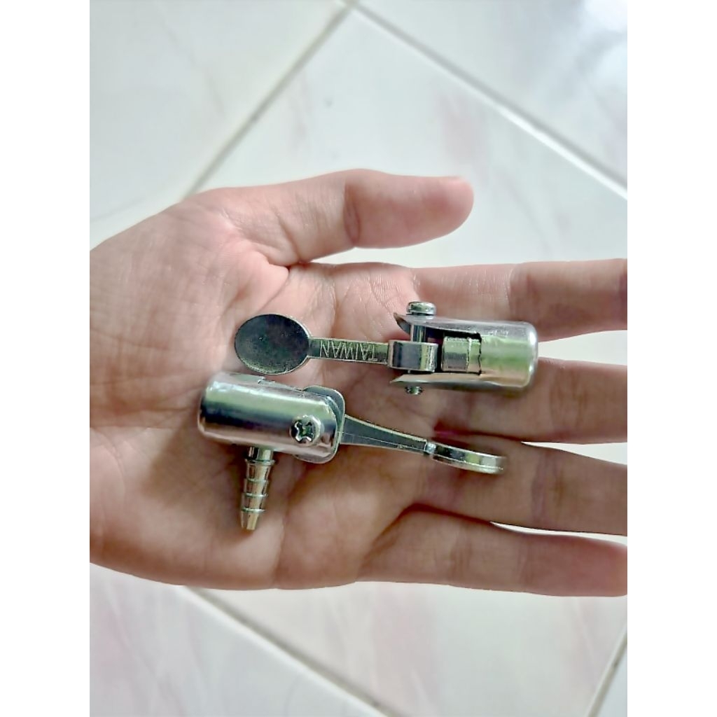 Cop Pompa Tekuk Taiwan Sepeda / Cop Motor Lipat Taiwan Asli / Cop Pompa Lipat Besi Sepeda Motor Kepa