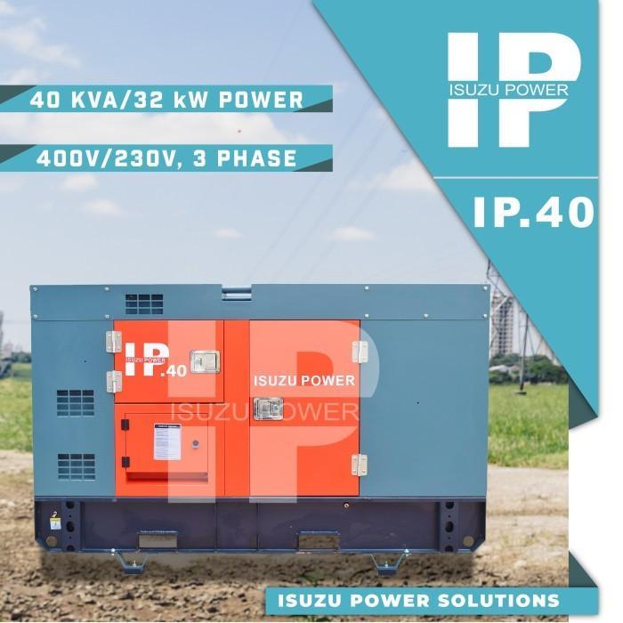 Genset Silent Solar Isuzu IP40KVA / Genset Silent Solar 44 KVA 32000 KW