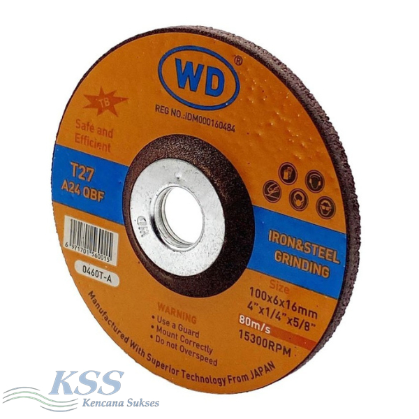 PROMO GROSIR Mata Batu Gerinda WD Poles Asah 4x6 Tebal 4 Inchi ASLI Mata Gurinda Grinda Poles 4" x 6