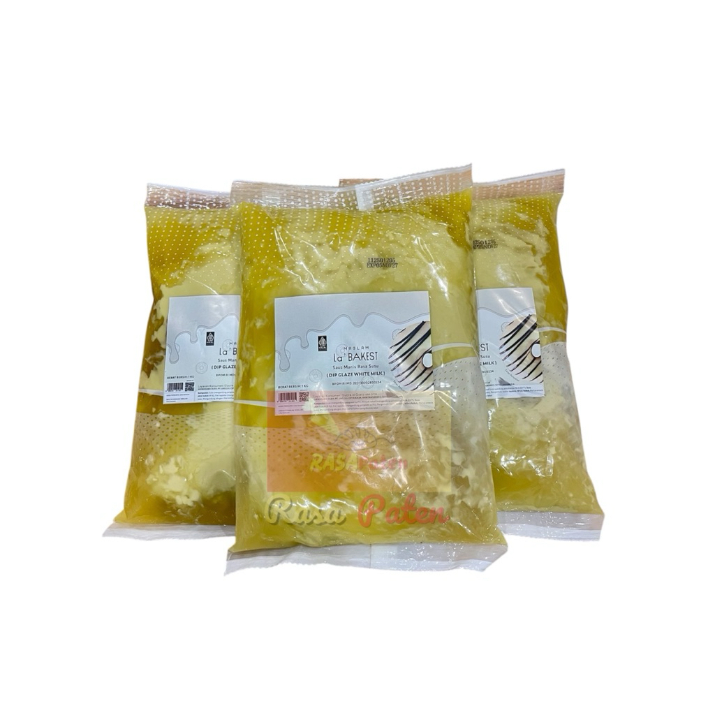 GLAZE SUSU (MILK) 1 kg BANTAL Maglam La'Bakest Halal BPOM RI Selai Premium Makanan Kue