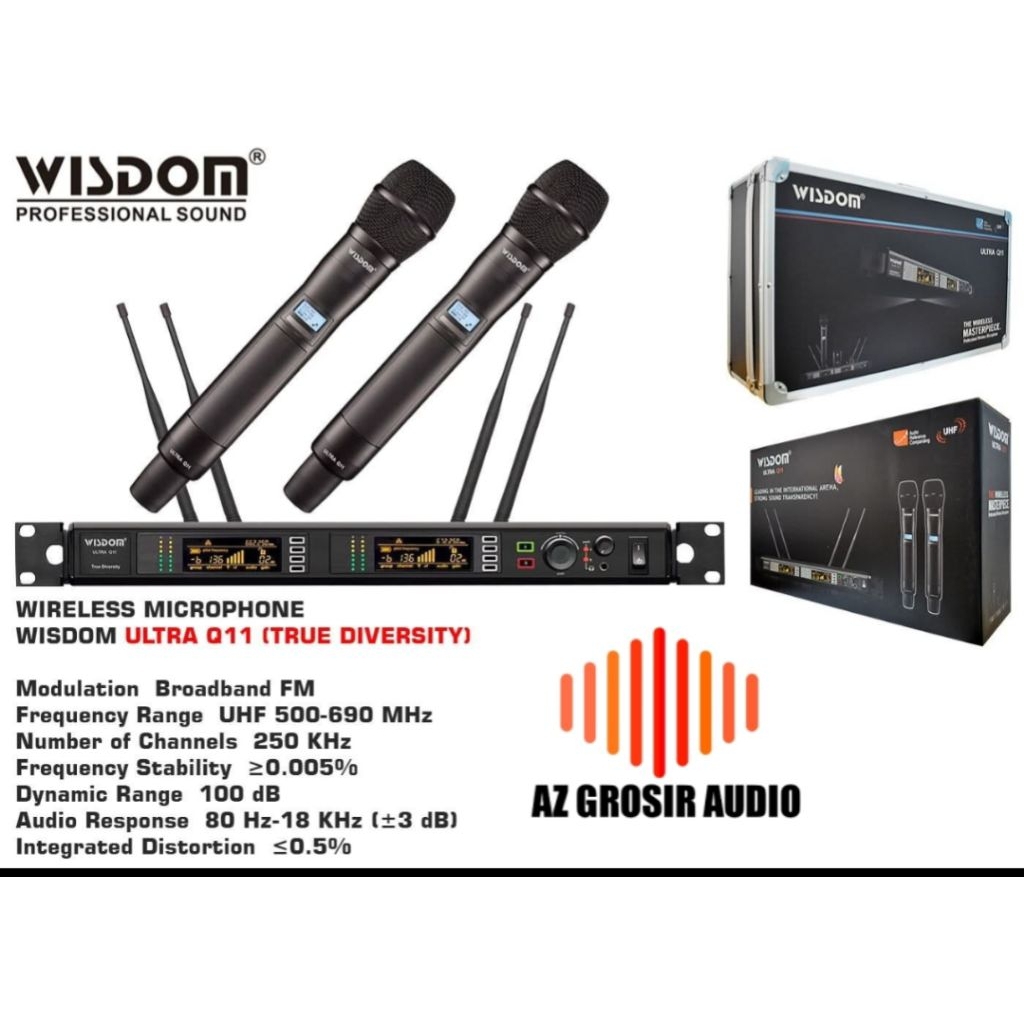microphone wisdom q11 mic wireless wisdom ultra q11