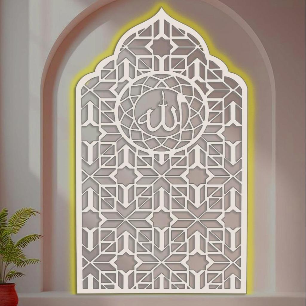 Kaligrafi Kayu - hiasan dinding kaligrafi | kaligrafi hiasan dinding estetik | mihrab mushola rumah