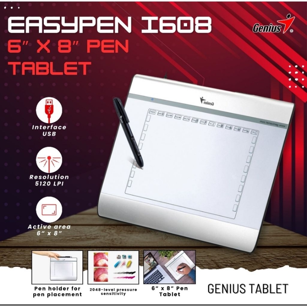 Genius Tablet MousePen i608X Tablet Genius i608X Genius Tablet i608X