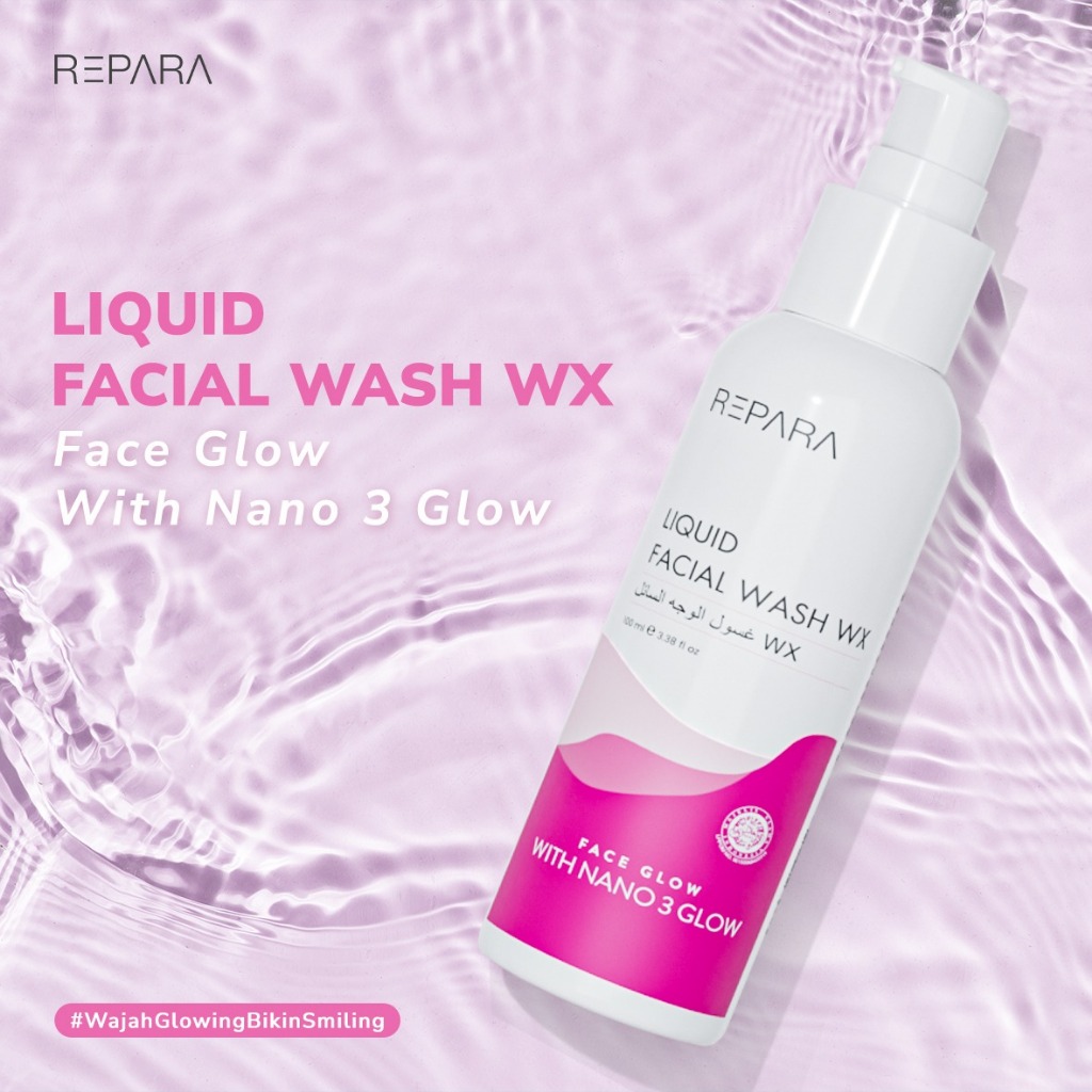 REPARA Liquid Facial Wash WX, Face Glow with Nano 3 Glow 100ml