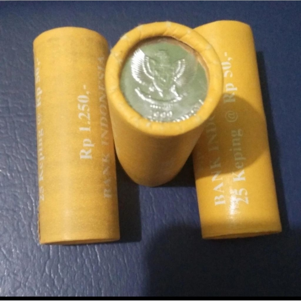 koin 50 roll kuning