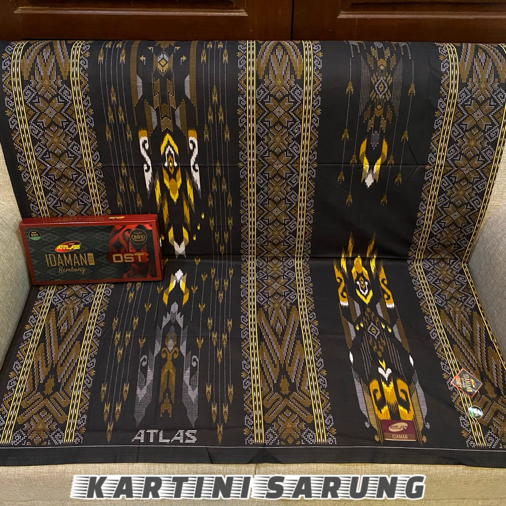 Sarung Atlas Idaman Kembang |Atlas Idaman Harmoni motif BHS