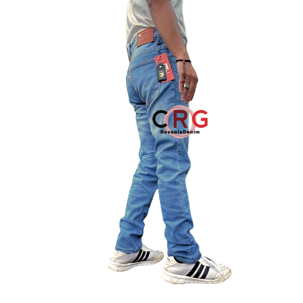 CRG RevealeDenim | [Original Brand] JN CRAFTED DENIM – Skinny Jeans Bio Bleach 12.5 oz - Celana Panj